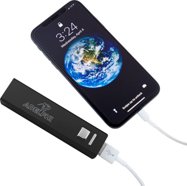Adelphi Aluminum Power Bank Adelphi with Panther Head Engraved - ONLINE ONLY