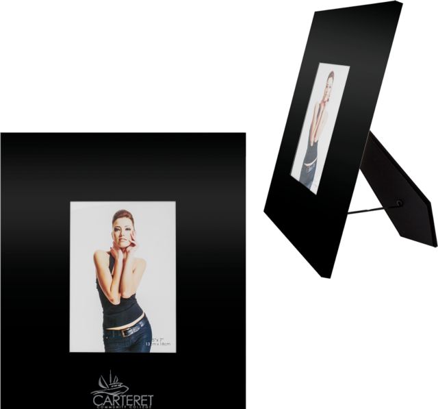 Carteret Metal 5 x 7 Photo Frame Primary Mark Engraved - ONLINE ONLY