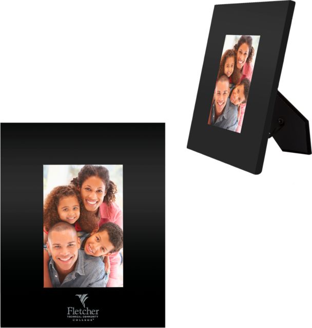 Fletcher Tech Metal 4 x 6 Photo Frame Stacked Logo Engraved - ONLINE ONLY