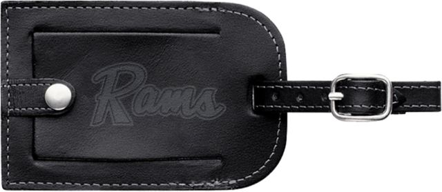 Shepherd Millennium Leather Luggage Tag Rams Logo Engraved - ONLINE ONLY