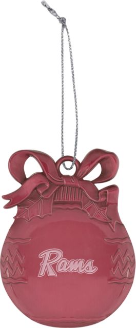 Shepherd Bulb Ornament Rams Logo Engraved - ONLINE ONLY