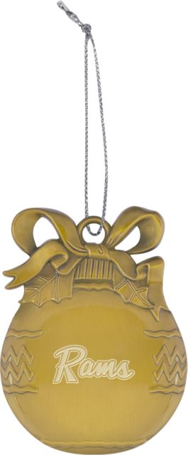 Shepherd Bulb Ornament Rams Logo Engraved - ONLINE ONLY