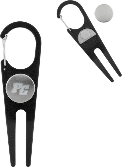 Pine Crest Aluminum Divot Tool/Ball Marker PC Lockup Engraved - ONLINE ONLY