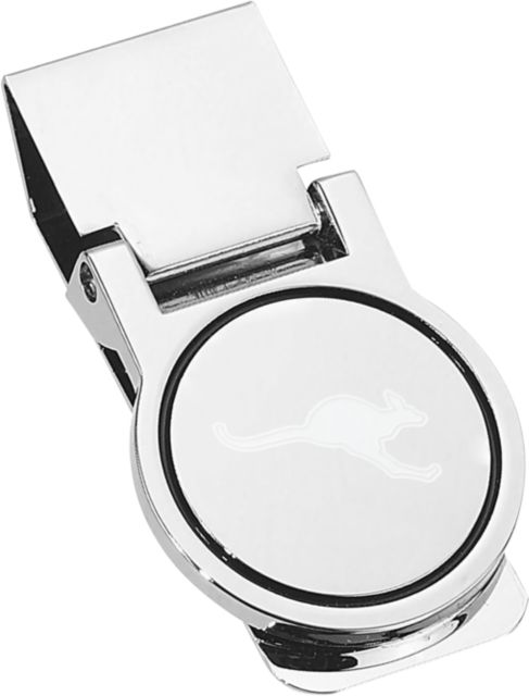 Austin College Round Money Clip Roo Mascot Engraved - ONLINE ONLY