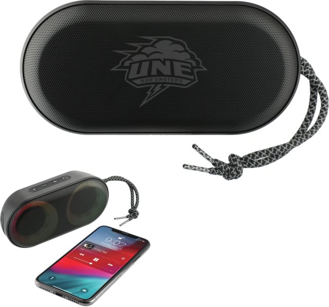 New England Zedd Outdoor Speaker with RGB Lights Primary Athletics Mark Engraved - ONLINE ONLY