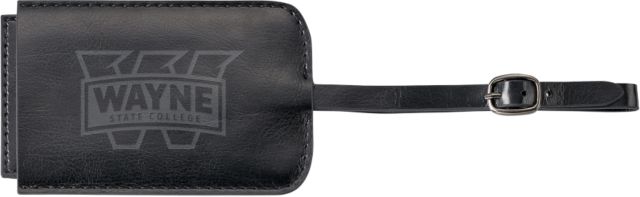 Wayne State Fabrizio Luggage Tag Primary Mark Engraved - ONLINE ONLY