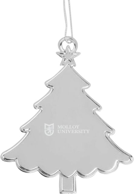 Molloy University Tree Ornament Molloy University Wordmark Engraved - ONLINE ONLY