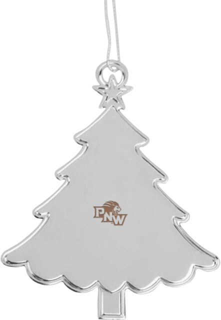 Purdue Northwest Tree Ornament PNW Stacked Diagonal Engraved - ONLINE ONLY