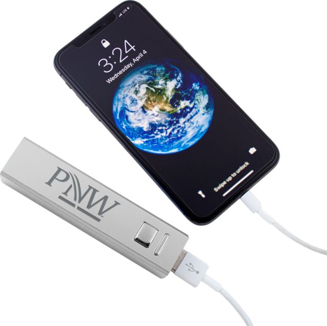 Purdue Northwest Aluminum Power Bank PNW Monogram Engraved - ONLINE ONLY
