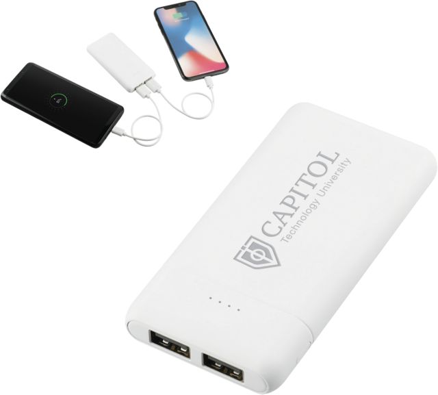 Capitol Technology Tilt High Density 5000 mAh Power Bank Primary Mark  Engraved - ONLINE ONLY