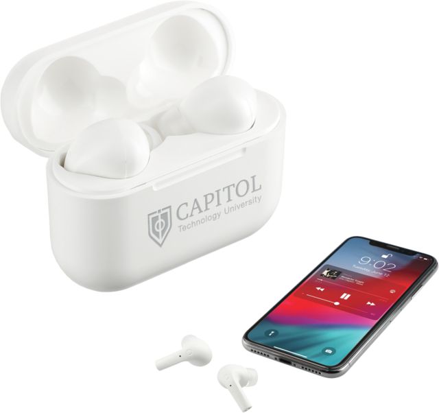Capitol Technology Braavos Pro True Wireless Auto Pair Earbuds Primary Mark  Engraved - ONLINE ONLY