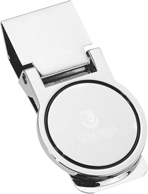 Columbia State CC Round Money Clip Columbia State Comm College Engraved - ONLINE ONLY