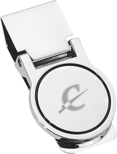 Calvin Univ Round Money Clip Athletic C  Engraved - ONLINE ONLY