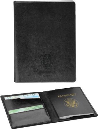 Emmanuel Fabrizio RFID Passport Holder Primary Logo Engraved - ONLINE ONLY