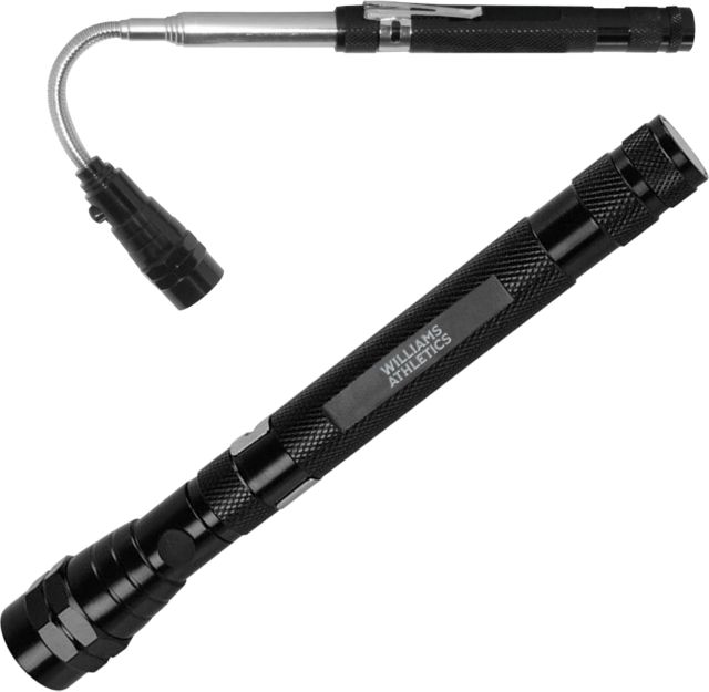 Williams College Telescoping Flex Flashlight Athletics Wordmark Engraved - ONLINE ONLY