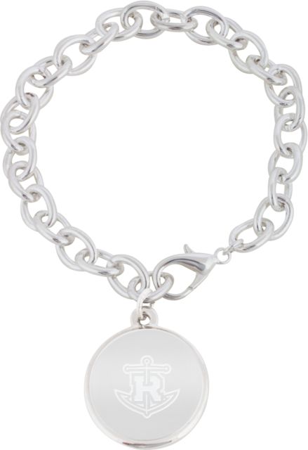 Rollins Charm Bracelet with Round Charm Primary Mark Engraved - ONLINE ONLY