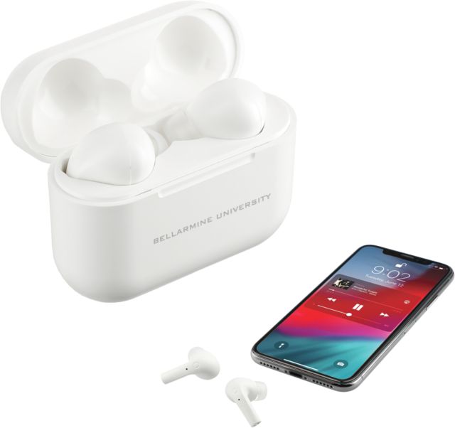 Bellarmine Braavos Pro True Wireless Auto Pair Earbuds Flat Logo Engraved - ONLINE ONLY