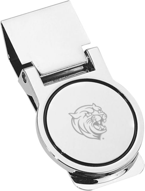 Johnson & Wales Round Money Clip Cat Head Engraved - ONLINE ONLY