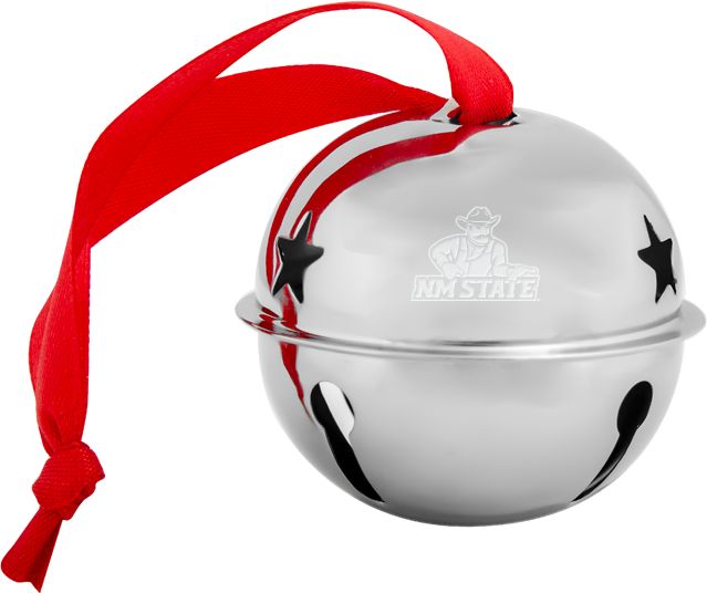 New Mexico State Jingle Bell Ornament Athletic Mark Engraved - ONLINE ONLY