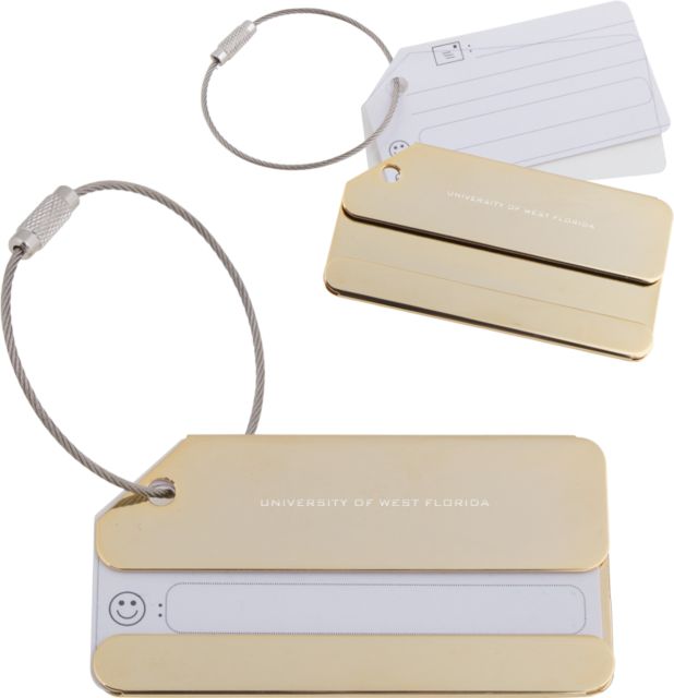West Florida Luggage Tag University of West Florida Engraved - ONLINE ONLY