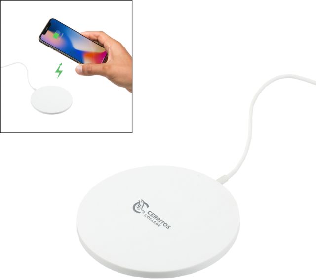 Cerritos College Ultra Thin Wireless Charging Pad Cerritos College Flat Engraved - ONLINE ONLY