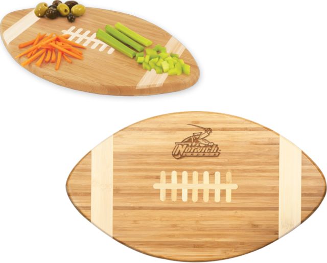 Norwich Touchdown Football Cutting Board Primary Mark  Engraved - ONLINE ONLY