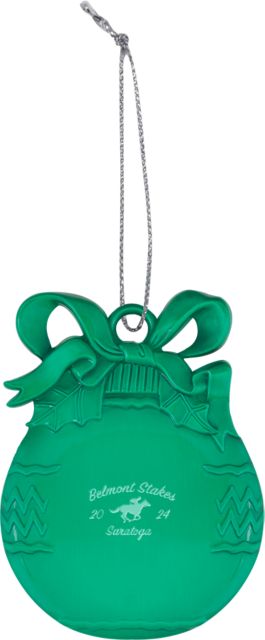 2024 Belmont Stakes Green Bulb Ornament