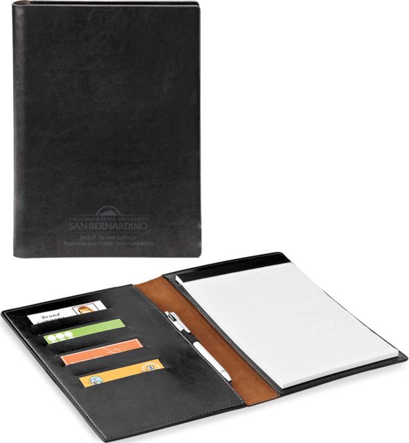 Cal State San Bernardino Fabrizio Padfolio Jack H College Business and Public Administration - CSUSB Engraved - ONLINE ONLY