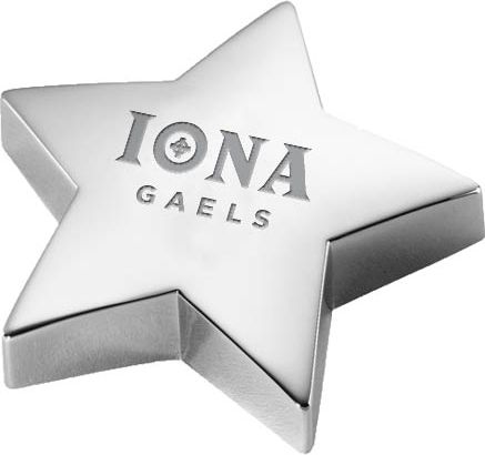 Iona Star Paperweight Official Logo Engraved - ONLINE ONLY