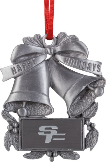 South Florida State Holiday Bells Ornament Primary Mark Engraved - ONLINE ONLY