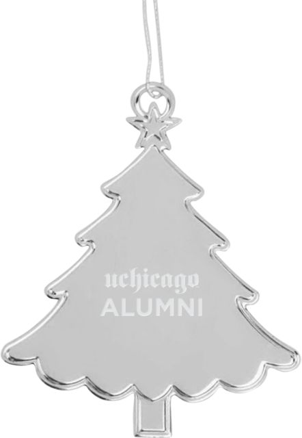 Chicago Tree Ornament UChicago Alumni Engraved - ONLINE ONLY