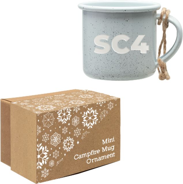 St. Clair  Mini Campfire Mug Ornament SC4 Primary Mark Engraved - ONLINE ONLY