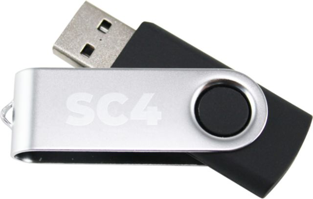 St. Clair  USB Mini Pen Drive 8G SC4 Primary Mark Engraved - ONLINE ONLY