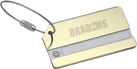 MSUM Luggage Tag Dragons Engraved - ONLINE ONLY