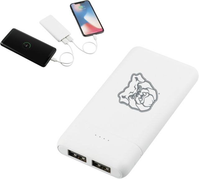 Butler Tilt High Density 5000 mAh Power Bank Butler University Bulldog Head Engraved - ONLINE ONLY