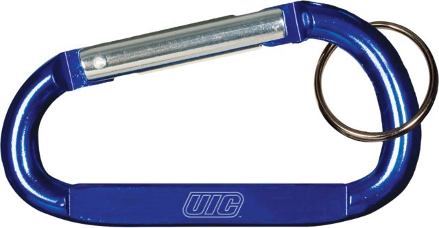 UIC Carabiner with Split Ring UIC Engraved- ONLINE ONLY