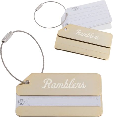 Loyola Chicago Luggage Tag Ramblers Engraved - ONLINE ONLY