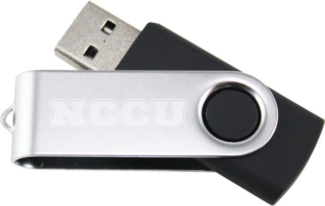 North Carolina Central USB Mini Pen Drive 8G NCCU Wordmark Engraved - ONLINE ONLY