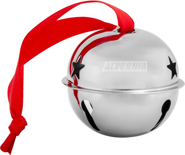 Alvernia Jingle Bell Ornament Alvernia Wordmark Engraved - ONLINE ONLY