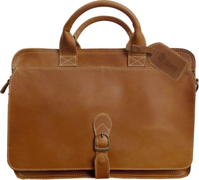 St. Johns Canyon Texas Tan Briefcase St Johns Engraved - ONLINE ONLY