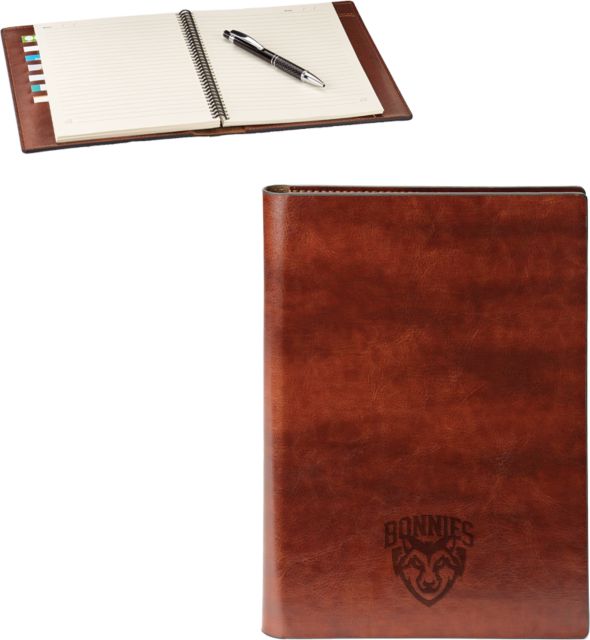 St Bonaventure Fabrizio Soft Cover Journal St Bonaventure Primary Mascot Mark Engraved - ONLINE ONLY