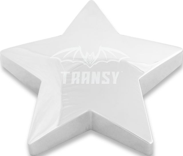 Transylvania Star Paperweight Primary Athletics Mark Engraved - ONLINE ONLY
