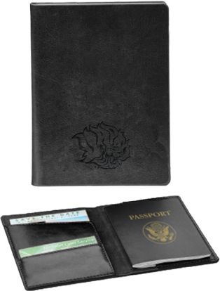 Arkansas Pine Bluff Fabrizio RFID Passport Holder Golden Lion Head Engraved - ONLINE ONLY