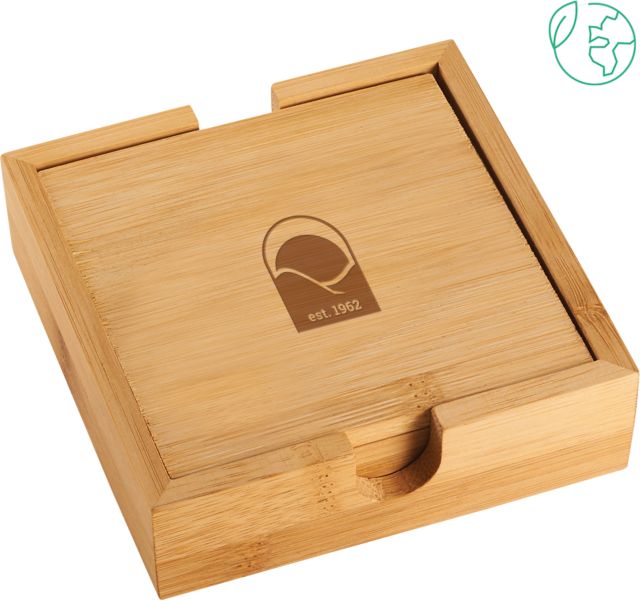 Mountain Gateway Bamboo Coaster Set Mountain Gateway CC Brandmark Engraved - ONLINE ONLY