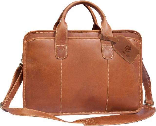 Atlanta Tech College Canyon Tan Buffalo Valley Briefcase Atlanta Tech Engraved - ONLINE ONLY