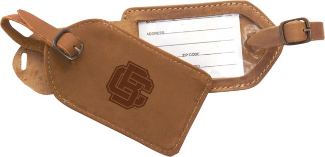 Bethune Cookman Canyon Barranca Tan Luggage Tag Primary Mark  Engraved - ONLINE ONLY