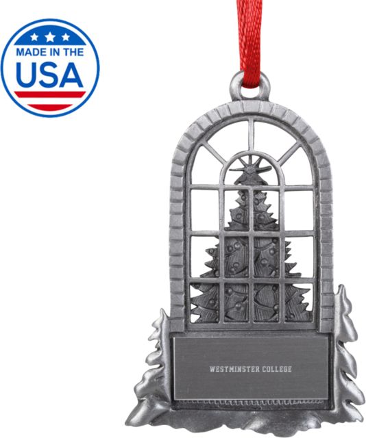 Westminster Tree in Window Ornament Westmister College Engraved - ONLINE ONLY