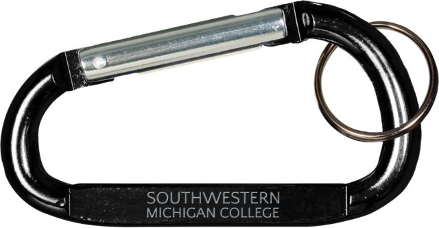 SW Michigan Carabiner with Split Ring Official Logo  Engraved - ONLINE ONLY