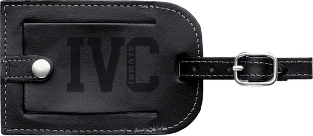 Imperial Valley Millennium Leather Luggage Tag IVC - Alumni Inside IVC Engraved - ONLINE ONLY