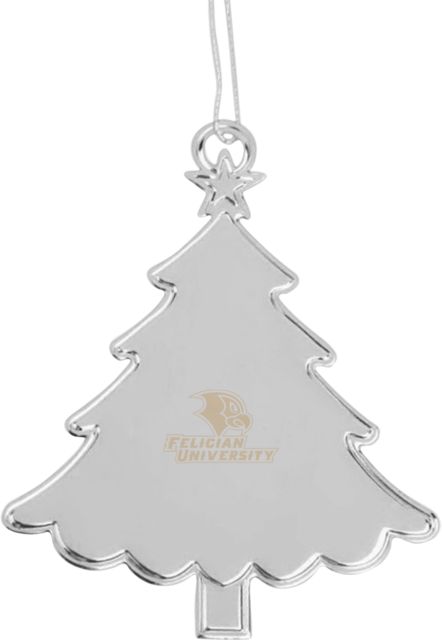 Felician Univ Tree Ornament Falician University Primary Mark Engraved - ONLINE ONLY